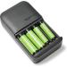 Amazon Basics NiMh Rechargeable Batteries & Charger Set - 4 AA & 4 AAA 8 Count | International Shipping Available - Buy Online on SooperMarket.com