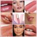 Skynest Derol Lip Plumper Gloss Set - 5pcs Tinted Lip Gloss with Glitter | Lip Care Serum for Moisturizing and Reducing Fine Lines - Buy Online on SooperMarket.com