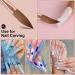 Saviland Size 12 Kolinsky Acrylic Nail Brush- Bronze Gold Handle, Ideal for Beginners and Professionals | Acrylic Powder Application Tool - Buy Online on SooperMarket.com