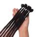 10PC No LIFE 50cm Black to Ginger Red Dreadlock Extensions | Synthetic Dreadlock Accessories for Men & Women | Jamaican Punk Hip-Hop Reggae Hair Wigs - Buy Online on SooperMarket.com