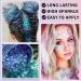 Body Glitter Gel | Natural Soft Shiny Makeup | Long Lasting Face & Hair Glitter | Lightweight Liquid Eyeshadow - 01# White - Buy Online on SooperMarket.com