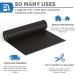 Black Kraft Arts and Crafts Paper Roll - 18x100ft - Made in USA - Ideal for Paints, Wall Art, Bulletin Boards, Gift Wrapping, and Kids Crafts - Buy Online on SooperMarket.com