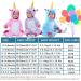 Doladola Baby Unicorn Romper | Flannel Animal Hooded Jumpsuit for Toddlers, Blue | Ages 2.5-3.5 Years - Buy Online on SooperMarket.com