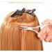 EHDIS Hair Extensions Tools Kit 2 Stainless Steel Pliers for Hair Apply&Remove Micro Ring Loop 2 Loop Needle Threader Pulling Hook 2 Clip Multi Functional Hair Extension Tool Pink - Buy Online on SooperMarket.com