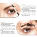 Bushy Eyebrow Stamp Stencil Kit - 20 Stencils, Waterproof Pomade & Dual-ended Brush in Soft Brown - Buy Online on SooperMarket.com