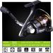 PLUSINNO Fishing Rod and Reel Combo - Carbon Fiber Telescopic Pole, Spinning Reel 12+1 Bearings, X-Full Kit, 2.7M, with Carrier Bag - Buy Online on SooperMarket.com