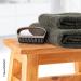 Hausfelder hand brush nail brush with handle nail cleaner brush hard nail scrubbing brush cleaning brush set of 4 black anthracite matt set of 4 Black - Buy Online on SooperMarket.com