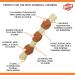 Nylabone Extreme Tough Dog Chew Toy - Shish Kebab Chicken Jerky Flavour - Small (Up to 11 Kg) - Buy Online on SooperMarket.com