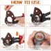Dechengbao HS520A Heavy Duty Ratchet Cable Cutter for Aluminum Copper Cables up to 400mm - Buy Online on SooperMarket.com