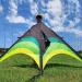 Flying Hoofer Delta Kite for Kids and Adults - Easy to Fly 9ft Huge Delta Kite with 98ft Tail - Perfect Kite for Beginners - Buy Online on SooperMarket.com