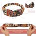 African Boho Print Headband Set - 6 Pieces Elastic Hair Bands for Women and Girls | Vintage Workout Yoga Sports Accessories - Buy Online on SooperMarket.com