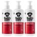 Black cherry dog shampoo from BuddyCare - deep cleaning shampoo for dogs - fruity fragrance - with aloe vera and pro -vitamin B5 (500ml X3) black cherry 500ml X3