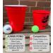 Giant Yard Pong Game - Jumbo Size for Outdoor Fun - Durable Cups, Ball & Pump - Perfect for Lawn, Backyard, Camping, Tailgating - Buy Online on SooperMarket.com