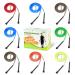 JUSDO 8 Pack Adjustable PVC Jump Rope for Cardio Fitness - Versatile, Both Kids and Adults Women Men Christmas Gift - Great Jump Rope for Exercise,9 Feet