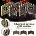 60 Pieces Magic Gathering Counters Tokens Antique Gold Metal Tokens Counters Double Sided Compatible with CCG and MTG with Velvet Drawstring Pouch - Buy Online on SooperMarket.com