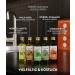 Timber Taste Vinegar & Oil Gift Set for Women | 5 Exquisite Essential Cooking Oils | Perfect Mother's Day Gift for Spicy Cooking | Kochbox Cook Set - Buy Online on SooperMarket.com