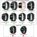 6-Pack Watch Bands for Veryfitpro ID205L/G/S, Willful ID205L/SW020/SW023 - Replacement Bands for Men & Women (Large) - Buy Online on SooperMarket.com