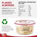 Tropgo Flaked Almonds - Finely Sliced Almond Nuts in a Resealable and Recyclable Tub - Natural Unsalted Peanut Flakes - Protein and Fibre Rich Guilt Free Nut Snack - Healthy Snack for All Ages (140G) - Buy Online on SooperMarket.com