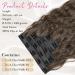 REECHO 5PCS Brown Clip in Hair Extensions 24 Thick Long Loose Waves - HE002 Invisible Lace Weft Natural Soft Hairpieces for Women - C Chocolate Brown - Buy Online on SooperMarket.com