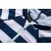 Bonverano Baby Boys Swimsuit - UPF 50+ Full-Zip Hoodie One Piece Swimwear 12-18 Months | Hooded White Stripe - Buy Online on SooperMarket.com