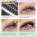 PHKERATA Fluffy Cluster Lashes DIY Extension Kit 8-18MM D Curl Individual Eyelashes | 200Pcs Lash Clusters with Bond, Seal, Tweezers | 70P Kit - Buy Online on SooperMarket.com