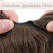 Thick Synthetic Hair Bun Extensions - Messy Hair Scrunchies for Women - Medium Brown to Coffee Brown (45g) - Light Brown Updo Ponytail Hairpiece - Buy Online on SooperMarket.com