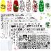 Niceneeded Constellation Nail Art Stamp Platten Set 6 Star Home Nail stamp Templates with nail stamps & nail scraps nail plate in fireworks design