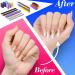 16 Pcs Nail Files & Buffers Set - OVLUX Professional & Home Nail Buffer Block Tool - Double Sided Grit Files for Natural Nails - 7 Step Nail Strips - Buy Online on SooperMarket.com