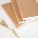 Kraft Cover Blank Sketch Book - 140x210mm - 112 Sheets/224 Pages - 100g Full Wood Paper - 350gsm Kraft Cover - Buy Online on SooperMarket.com