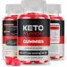 Alapor Keto Fusion Strawberry ACV Gummies - 30 Days Supply | Vitamins Infused | Keto-Friendly - Buy Online on SooperMarket.com
