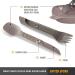 UCO Switch Spork 2-Piece Camping Utensil Set - Sandstone | Lightweight & Integrated Design - Buy Online on SooperMarket.com