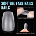TOMICCA Short Coffin Nail Tips Clear Nail Tips Natural False Nails Coffin French Acrylic Nails Artificial Nails Tips for Girls Women (240 Pcs 15 Sizes) 1.Short Coffin - Buy Online on SooperMarket.com