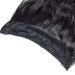 Buy Dark Black Hairpiece Extensions with Invisible Wire | Thickening Wavy Weft Hair Extensions - 40 cm - Buy Online on SooperMarket.com