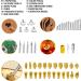 44 PCS Wood Burning Kit with Adjustable Temperature Pyrography Pen - Professional Pyrography Tool Set for Embossing, Carving, Soldering - DIY Creative Tools - Buy Online on SooperMarket.com