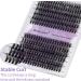 240Pcs 0.07mm D Curl 40D/50D Mixed Cluster Lash Extensions | DIY Individual Eyelashes Clusters | 12-16mm Wide Stem Lash Clusters - Buy Online on SooperMarket.com