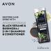 AVON Naturals Black Shine Bhringraj 2-in-1 Shampoo & Conditioner | 180 ml | Strengthen & Shine | International Shipping Available - Buy Online on SooperMarket.com