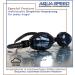 Aqua Speed Prescription Swimming Goggles - Lumina Black Tinted for Myopia | Custom Dioptries for Adults - Buy Online on SooperMarket.com