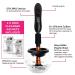 STYLPRO Original Gift Set: Electric Makeup Brush Cleaner & Dryer with 8 Collars - Fast & Automatic Spinning Cleaner with Heat-Resistant Bowl - Brush Cleanser Kit - Buy Online on SooperMarket.com