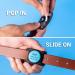 GoTags Engraved Airtag Dog Collar Holder - Personalized Slide On Tag for GPS Tracker - Customizable Pet ID Case - Track Dogs with Apple iPhone - Small Size - Buy Online on SooperMarket.com
