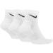 Nike Everyday Cushion Ankle Training Socks (3 Pack) - White/Black, Medium Size - Buy Online on SooperMarket.com