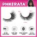 PHKERATA Cat Eye Lashes 15MM - 7 Pairs of Natural Fluffy Wispy Faux Mink Strip Eyelashes with 5ML Glue - Buy Online on SooperMarket.com