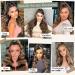 YEESHEDO Long Wavy Drawstring Ponytail Hair Extension | Clip-in Curly Synthetic Hairpiece 26 Chestnut Brown with Blonde | Women's Hair Accessories - Buy Online on SooperMarket.com