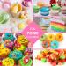 ValueTalks 12 Color x 10ml Food Grade Liquid Food Coloring for Baking and Decorating - Vegan-free and Flavorless Dye for Icing, Cake, Macaron, Fondant, and Slime - Buy Online on SooperMarket.com