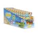 Inkee Foamy Volcano 10 Set |10x children's bombs in volcano-shape bathing ball yellow red & orange with cola fragrance & macadamia oil 10x foamy Volcano