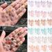 100 Pcs 3D Colorful Aurora Bow Nail Art Resin Rhinestone Charms - Nail Glitter & Accessories - Buy Online on SooperMarket.com
