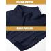 MAGNIVIT Men's Navy Blue Tracksuit Set - Small | Full Zip Athletic Jogging Sweatsuit - Buy Online on SooperMarket.com