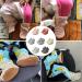 TMEOG Baby Booties Slippers - Infant Winter Boots for Boys & Girls 6-12 Months - Light Green Striped - Buy Online on SooperMarket.com