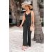 PRETTYGARDEN Women's Summer Casual Two Piece Outfit | Tank Top & Ribbed Knit Long Pants Set | Black Medium Tracksuit - Buy Online on SooperMarket.com