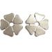 Stainless Steel Spur Rowels - Thin Square 10pt | AJ Tack Wholesale - Buy Online on SooperMarket.com