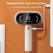 Rechargeable Lint Shaver - Dual Motor Fabric Defuzzer with 12-Leaf Blades Digital Display & 4 Speeds for Clothes & Sofas (Cream - Buy Online on SooperMarket.com